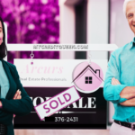 beautiful black woman realtor sales home to older man