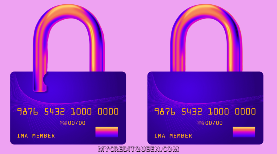 credit cards with locks on them