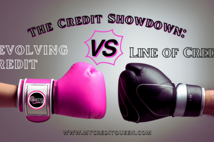 one pink boxing glove hand and one black boxing glove hand:The Credit Showdown: Revolving Credit vs. Line of Credit