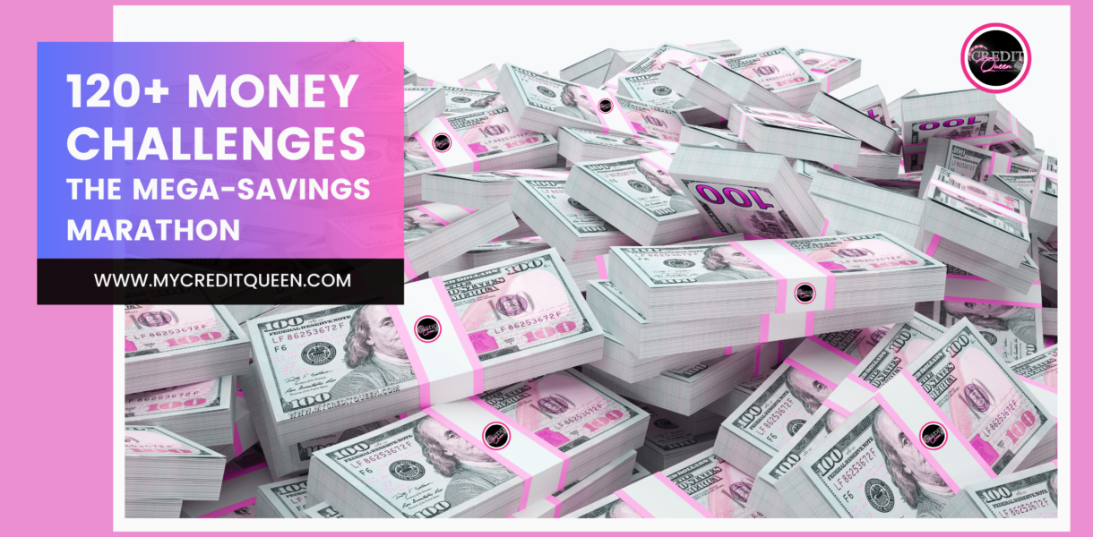 Lots of bundles of stacks of pink one hundred dollar bills.